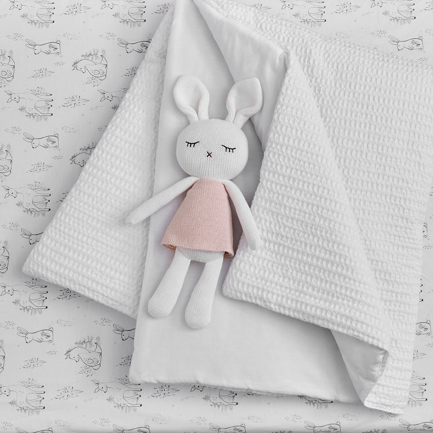 4-delige babybeddengoedset