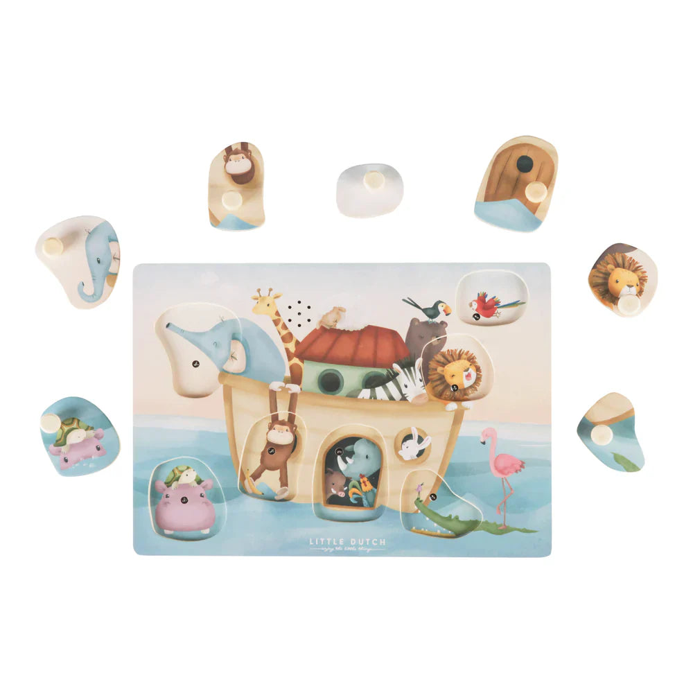 Houten klankpuzzel - Ark van Noach