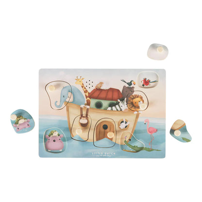 Houten klankpuzzel - Ark van Noach