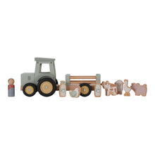 Tractor met aanhanger Little Farm
