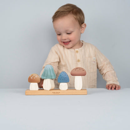 Little Dutch Mushroom Stacking Puzzle - Forest Friends
