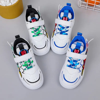 Leren casual Spiderman-schoenen