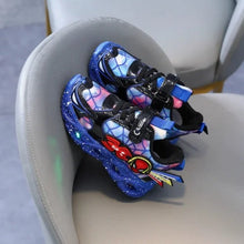 LED-licht Spiderman-print sneakers