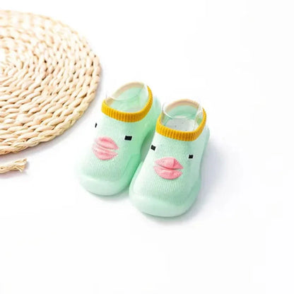 TinySteps – Baby Slip-On Schuhsocken ab 6 Monaten | Weicher Rutschfester Komfort