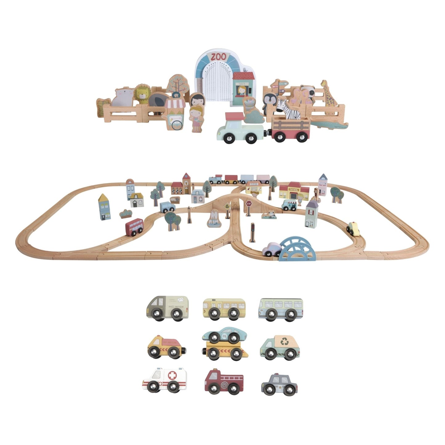 Little Dutch Railway Bundle - Zoo