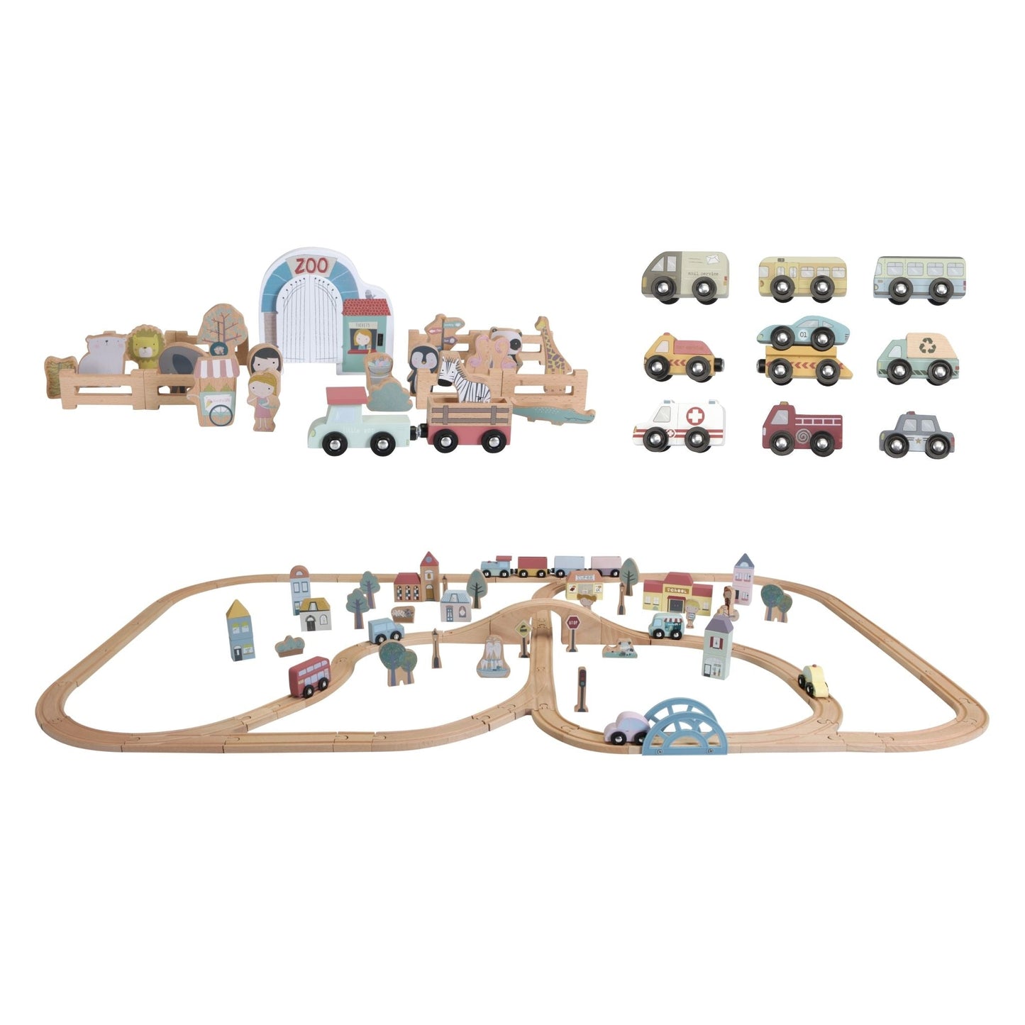 Little Dutch Railway Bundle - Zoo