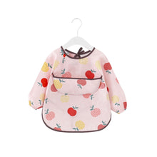 Baby schort met lange mouwen en slabbertje in That's Apples