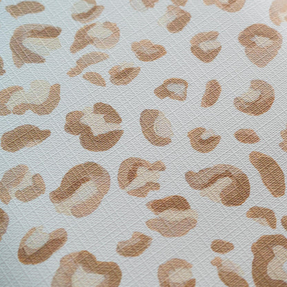 Basket Changing Mat - Beige Leopard