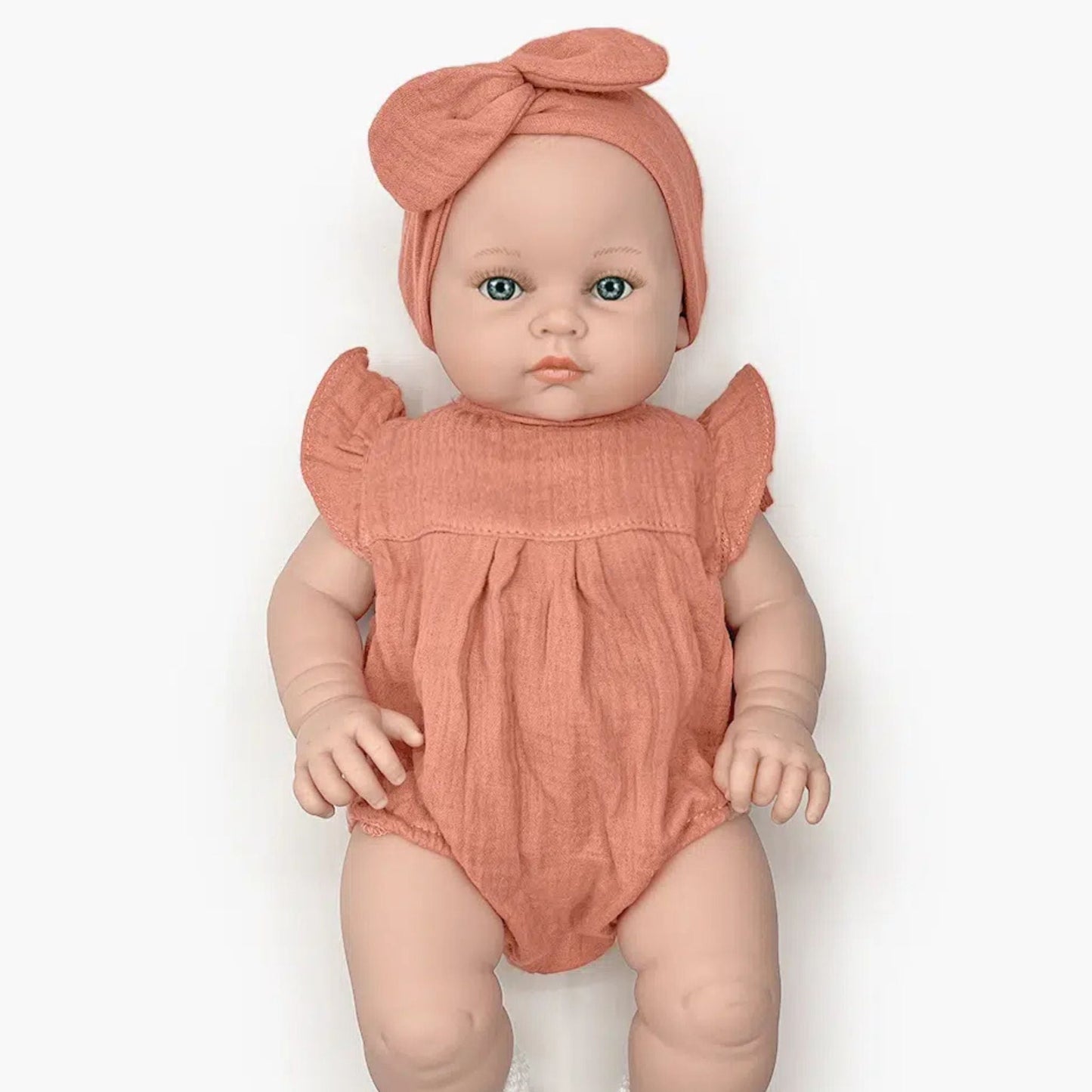 Minikane Baby Girl Doll 47cm Yaëlle - Marsala Outfit