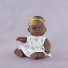 Afrikaanse babymeisjespop