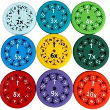 SpinSum – Kinder Mathe Fidget Spinner ab 3 Jahren | 9er-Set Zählen & Konzentration