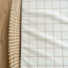 Basket Changing Mat - Mustard Grid