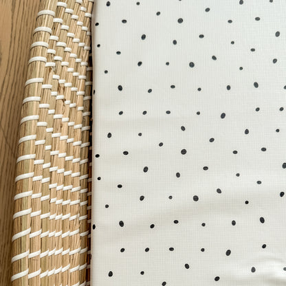 Basket Changing Mat - Monochrome Spotty