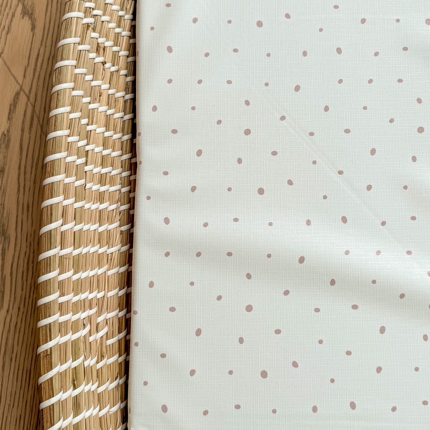 Basket Changing Mat - Pink Spotty