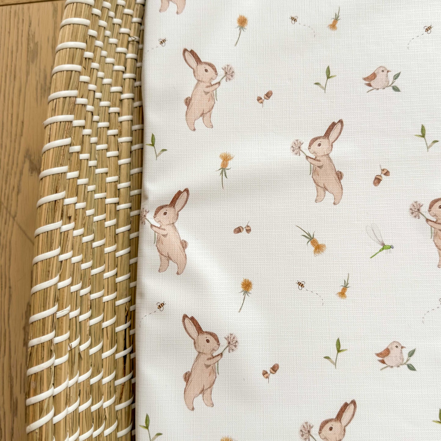 Basket Changing Mat - Bunny