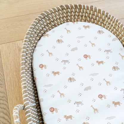 Basket Changing Mat - Boho Safari