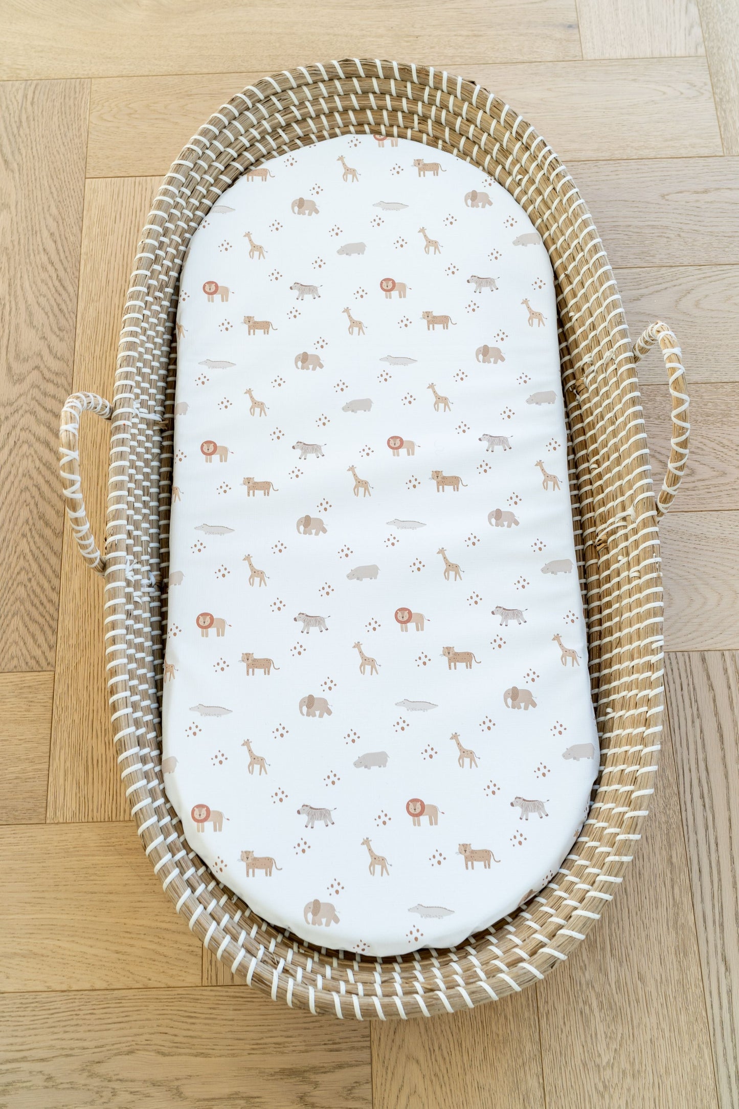 Basket Changing Mat - Boho Safari