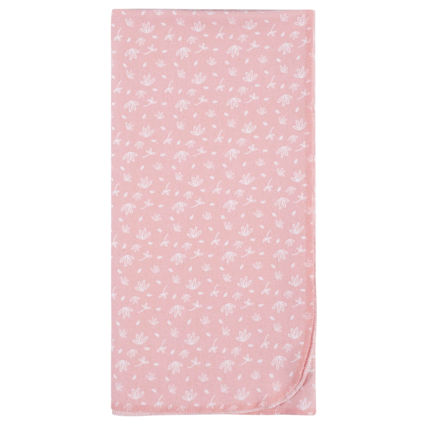 5-Pack Baby Girls Pink Safari Flannel Receiving Blankets