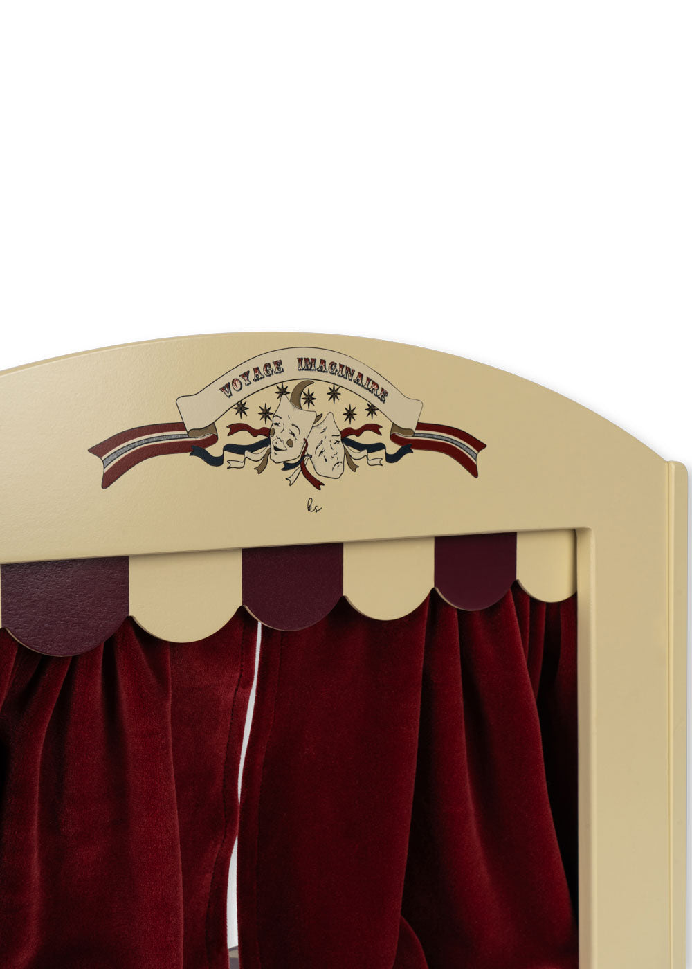 HOUTEN POPPENKAST FSC - GEDROOGDE SALIE