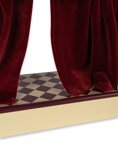 HOUTEN POPPENKAST FSC - GEDROOGDE SALIE
