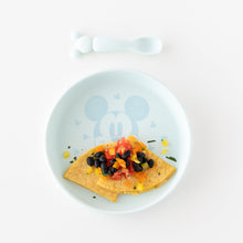 Siliconen bord + lepelset: Disney Mickey Mouse