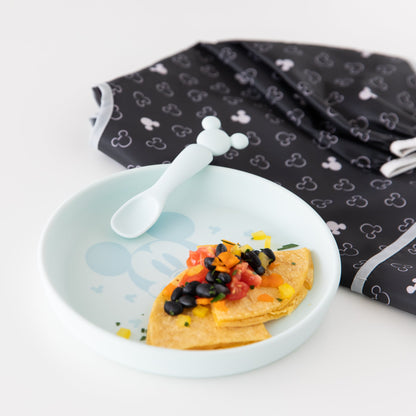 Siliconen bord + lepelset: Disney Mickey Mouse