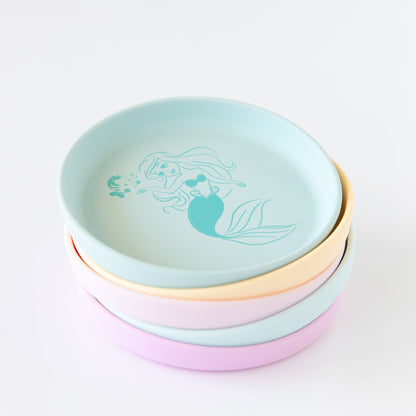 Siliconen bord + lepelset: Disneyprinses Ariel