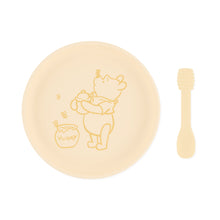 Siliconen bord + lepelset: Disney Winnie de Poeh