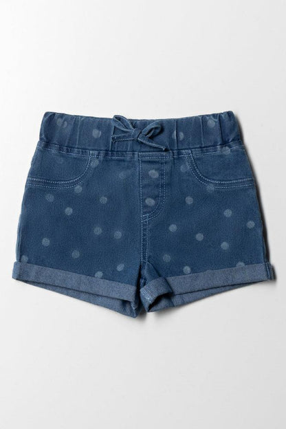 Denim Shorts Blauw
