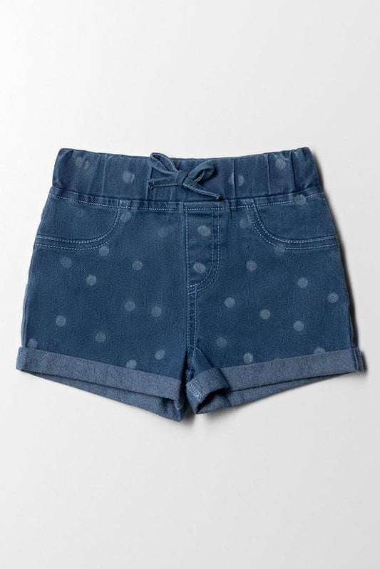 Denim Shorts Blauw