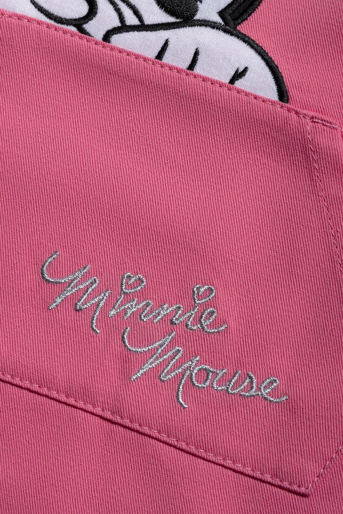 Minnie Mouse Pinafore Dress Set Pink