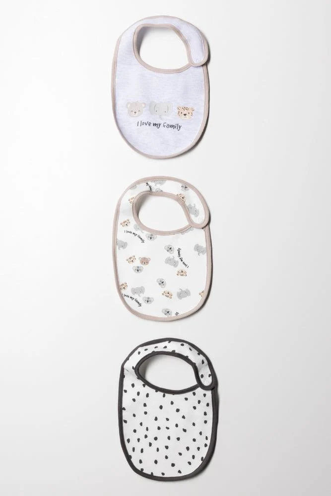 3-pack Slabbetje Uni Natural