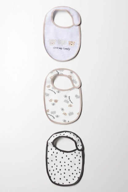 3-pack Slabbetje Uni Natural