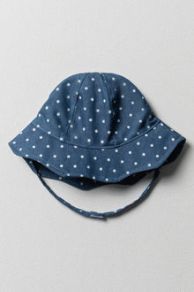 Denim Spot Hoed Blauw