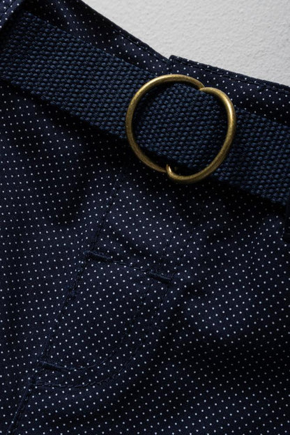 Belted Chino Shorts Navy