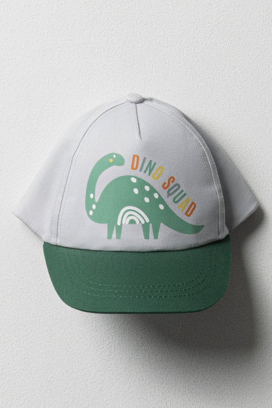 Dinosaur Peak Cap Grijs &amp; Groen