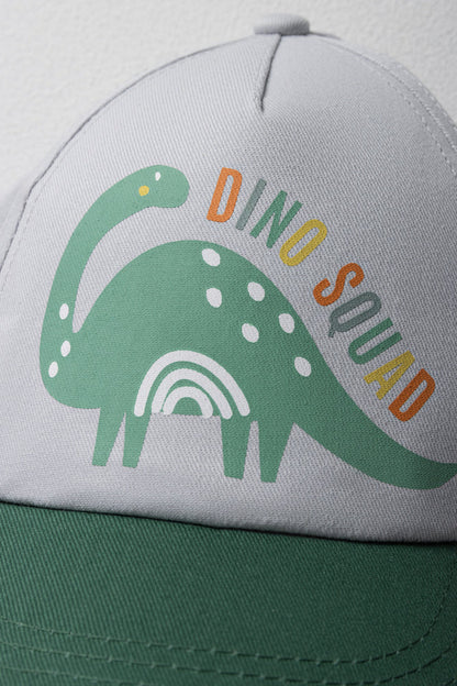 Dinosaur Peak Cap Grijs &amp; Groen