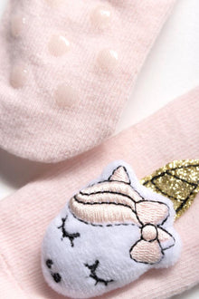 2-pack Unicorn Novelty Sock Roze