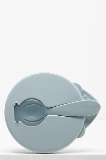 Kom met lepel blauw