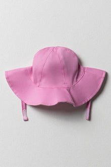 Hoed met brede rand, roze