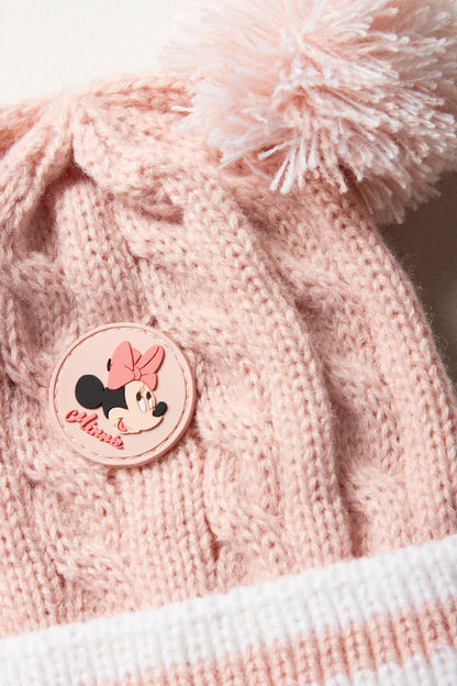 Minnie Mouse Muts & Wanten Set Roze