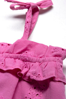 Tg Strappy Top Anglaise Pink