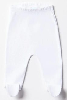 Białe legginsy