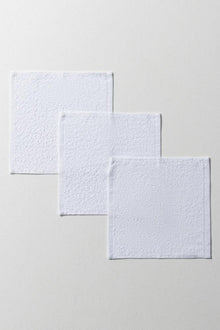 3-pack washandjes wit