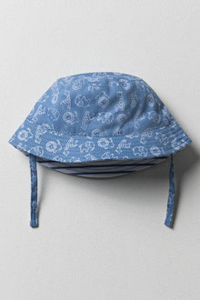 Omkeerbare emmerhoed blauw