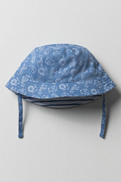 Omkeerbare emmerhoed blauw