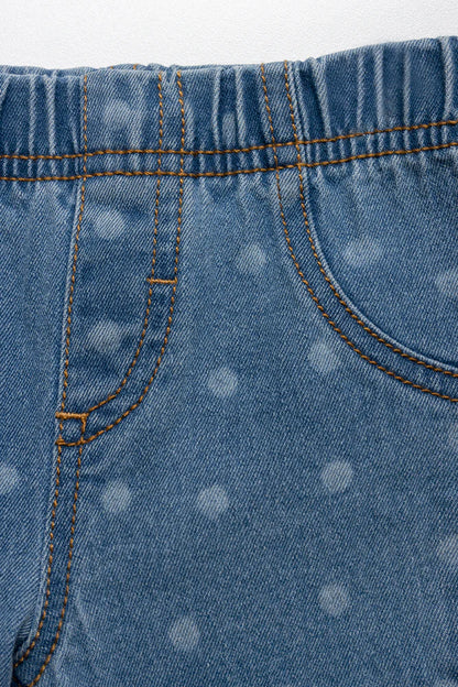 Spot Jeggings Blauw