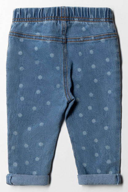 Spot Jeggings Blauw