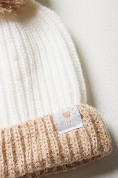 Beanie Wit schattig en gezellig hoedje