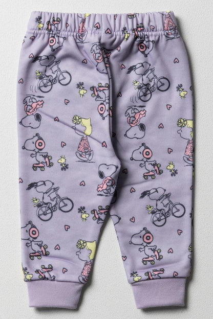 Snoopy Aop Trackpant Lilac